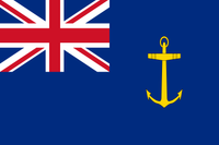 Flagge der Royal Fleet Auxiliary (K&ouml;nigliche Hilfsflotte)