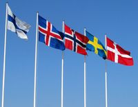 Nationalflaggen in Skandinavien