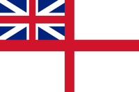 &quot;White Ensign&quot; des K&ouml;nigreichs Gro&szlig;britannien (1707-1800)
