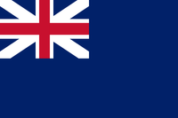 &quot;Blue Ensign&quot; des K&ouml;nigreichs Gro&szlig;britannien (1707-1800)