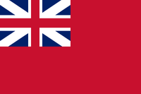 &quot;Red Ensign&quot; des K&ouml;nigreichs Gro&szlig;britannien (1707-1800)