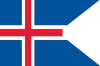 Staatsflagge der Republik Island